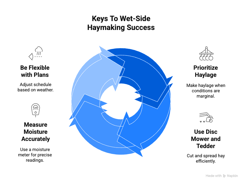 Hay Baling Where the Sun Don’t Shine. The Wet Side Guide.